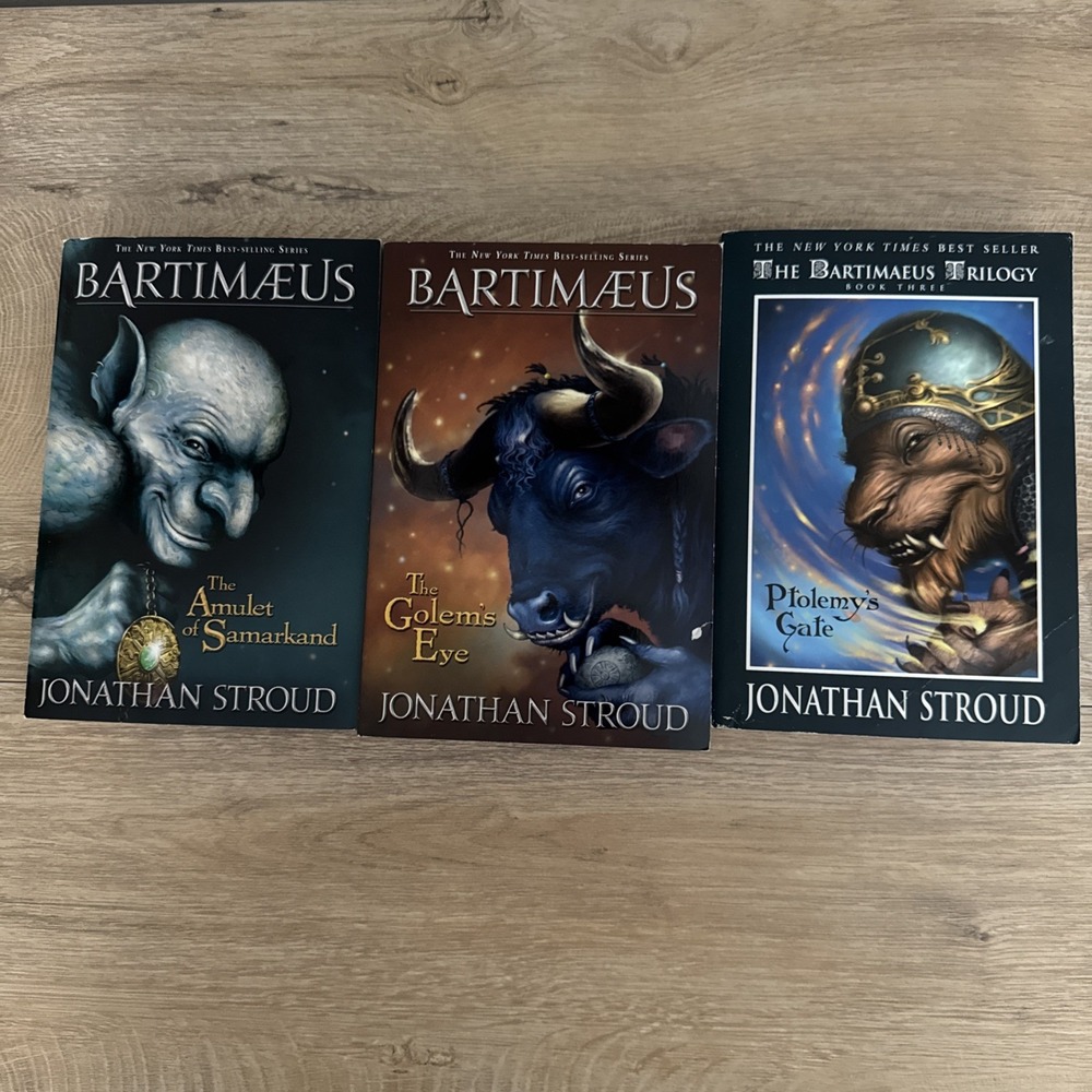 The Bartimaeus Trilogy Book Lot 1,2, & 3 Disney Hyperion Paperback